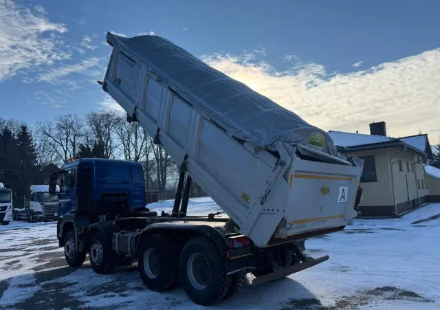 MAN 35.460 TGS wywrotka 8x4, 3-str. MEILLER, BORDMATIC, 250 t.km., TOP! 