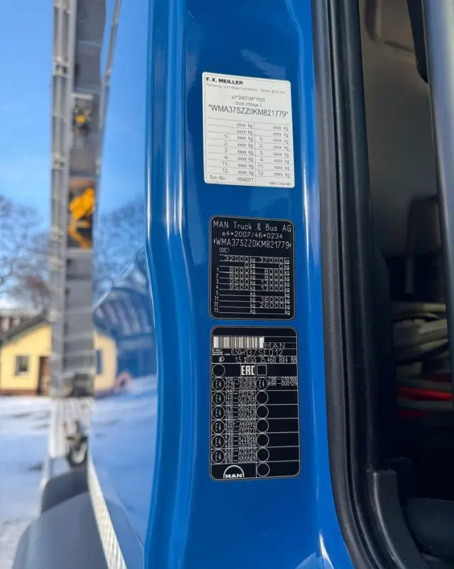 MAN 35.460 TGS wywrotka 8x4, 3-str. MEILLER, BORDMATIC, 250 t.km., TOP! 