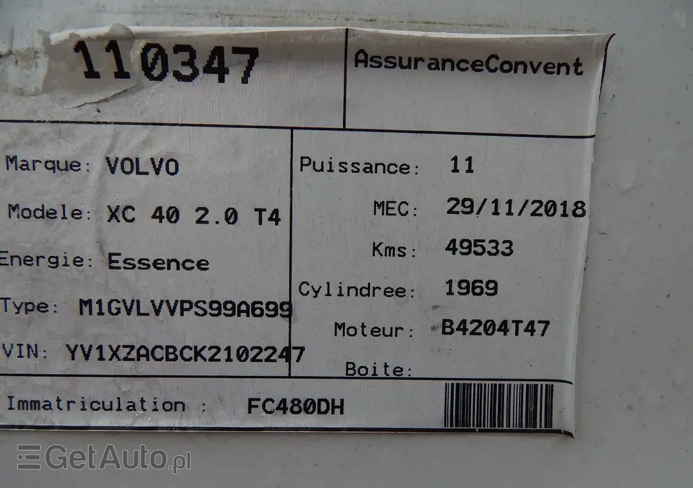 VOLVO XC 40 T4 AWD R-Design