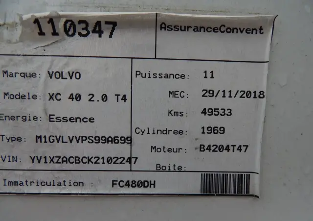 VOLVO XC 40 T4 AWD R-Design