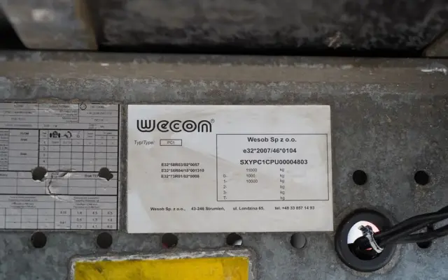 WECON PRZYCZEPA - 7,7 M / TANDEM /  SAF / 2022 ROK 