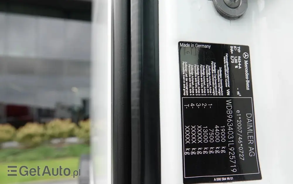 MERCEDES-BENZ ACTROS 1843 / RETARDER /  ALUFELGI / EURO 6 / SPROWADZONY 