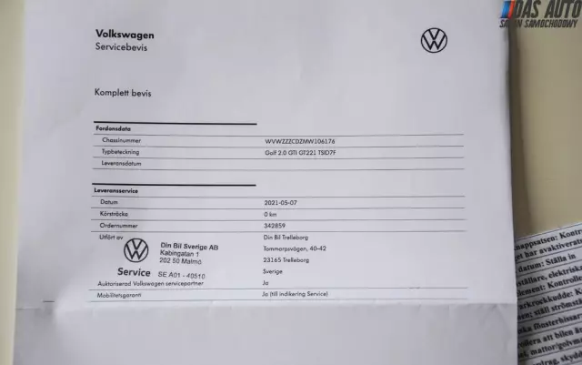 VOLKSWAGEN Golf 2.0 TSI OPF DSG GTI Clubsport 45