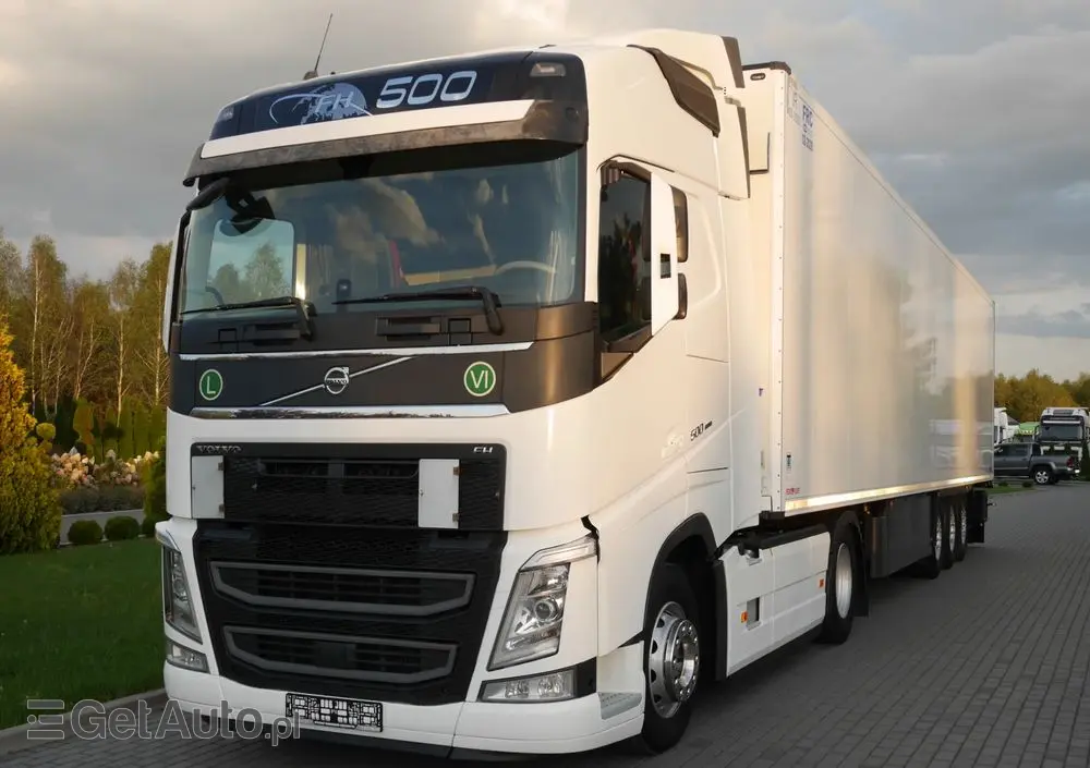 VOLVO FH 500KM STANDARD + SCHMITZ THERMO KING 