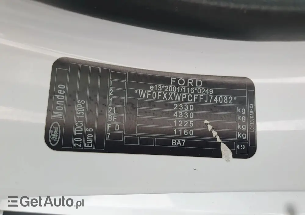 FORD Mondeo 2.0 TDCi STart-Stopp PowerShift-Aut Titanium