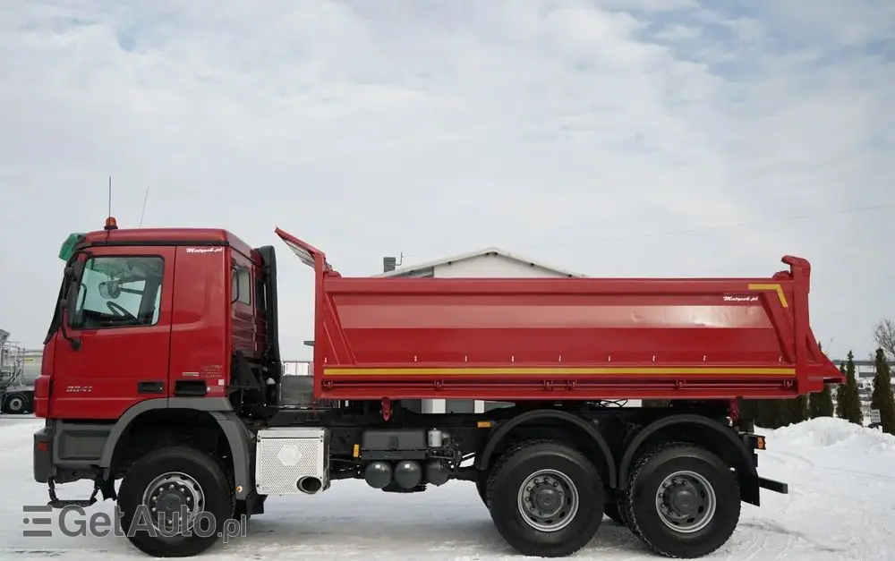 MERCEDES-BENZ ACTROS 3341 / 6x6 / WYWROTKA 3 STRONNA / EPS + SPRZĘGŁO 