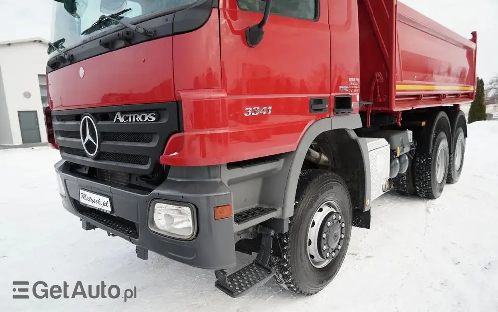 MERCEDES-BENZ ACTROS 3341 / 6x6 / WYWROTKA 3 STRONNA / EPS + SPRZĘGŁO 