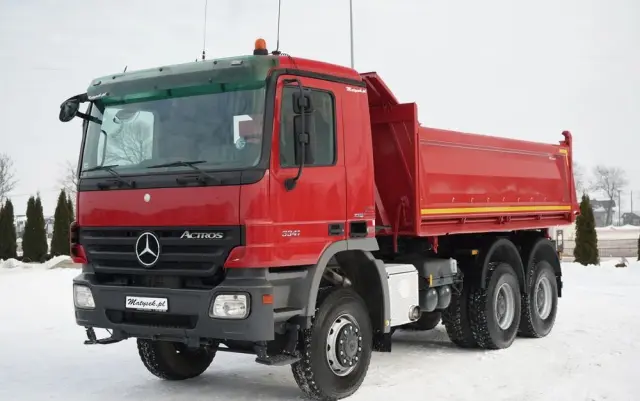MERCEDES-BENZ ACTROS 3341 / 6x6 / WYWROTKA 3 STRONNA / EPS + SPRZĘGŁO 