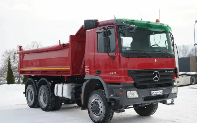 MERCEDES-BENZ ACTROS 3341 / 6x6 / WYWROTKA 3 STRONNA / EPS + SPRZĘGŁO 