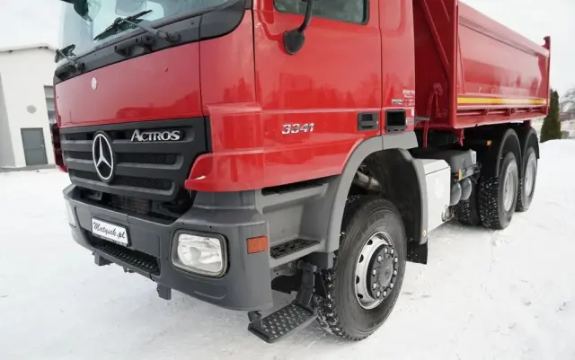 MERCEDES-BENZ ACTROS 3341 / 6x6 / WYWROTKA 3 STRONNA / EPS + SPRZĘGŁO 