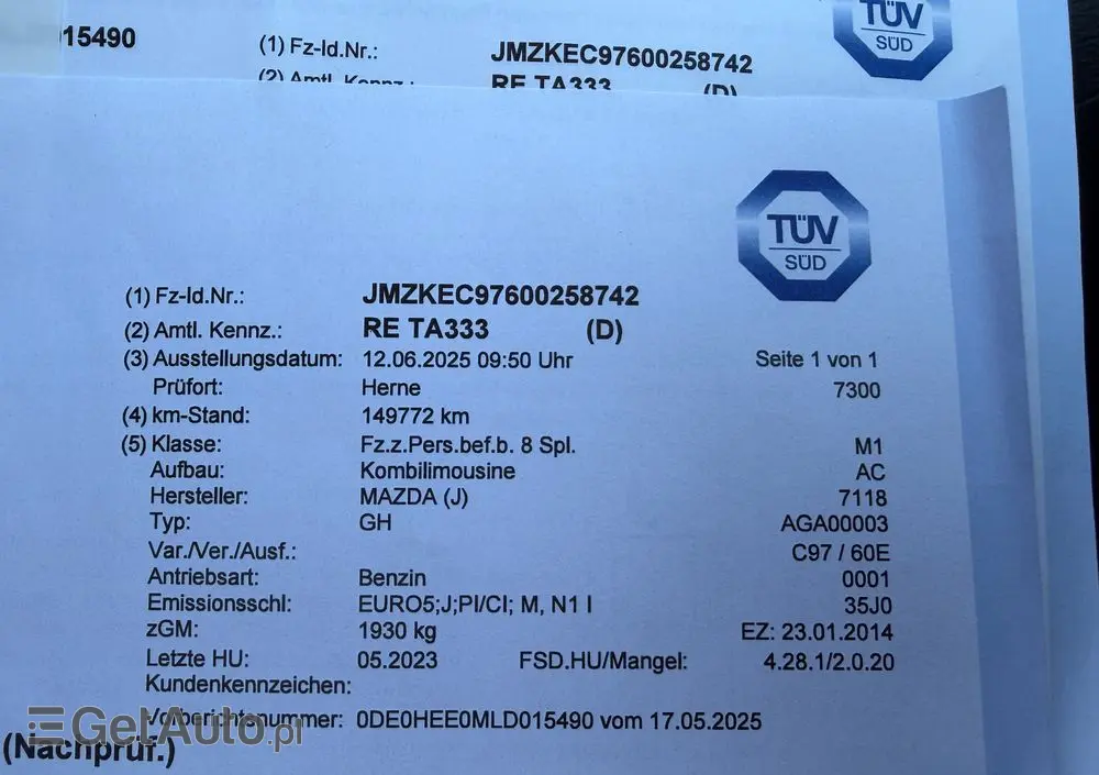 MAZDA CX-5 SKYACTIV-G 165 Exclusive-Line