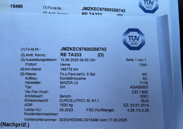 MAZDA CX-5 SKYACTIV-G 165 Exclusive-Line