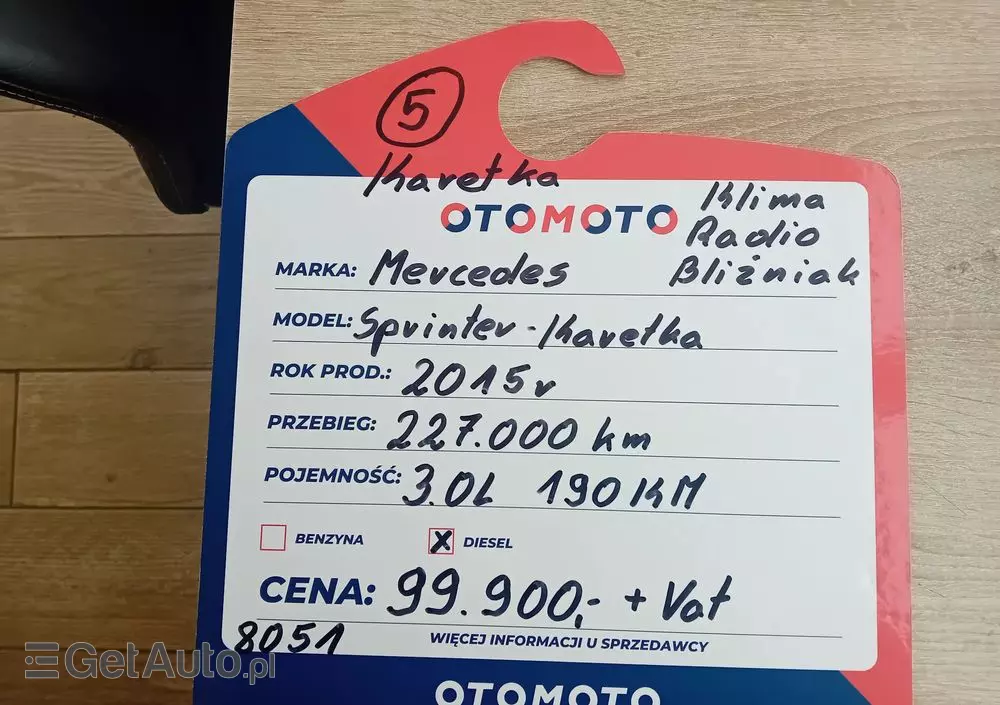 MERCEDES-BENZ Sprinter karetka 