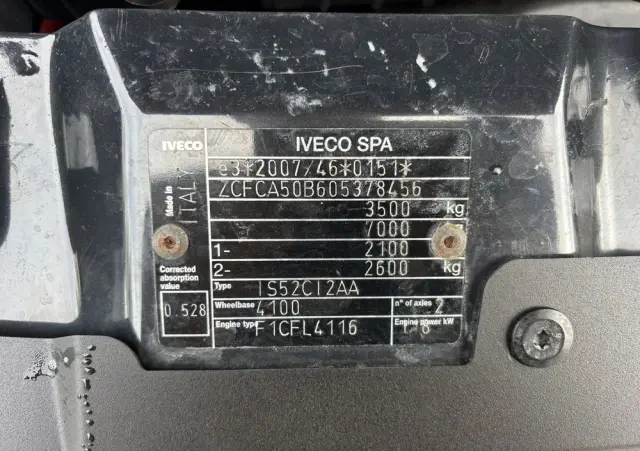 IVECO DAILY 50c16 50C15 50C17 35C14 35C15 35C17 35C18 70C17 72C15 70C18 Izoterma Chłodnia  9/8 euro palet 