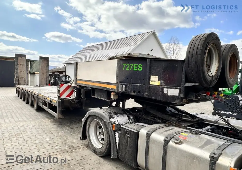 FAYMONVILLE FAYMONVILLE STZ-6WAU – 6 OSI – 92,2T DMC –  ROZCIĄG - 4 OSIE SKRĘTNE - HYDRAULICZNE NAJAZDY – ZAGŁĘBIENIE NA ŁYŻKĘ OD KOPARKI - STAN IDEALNY! 