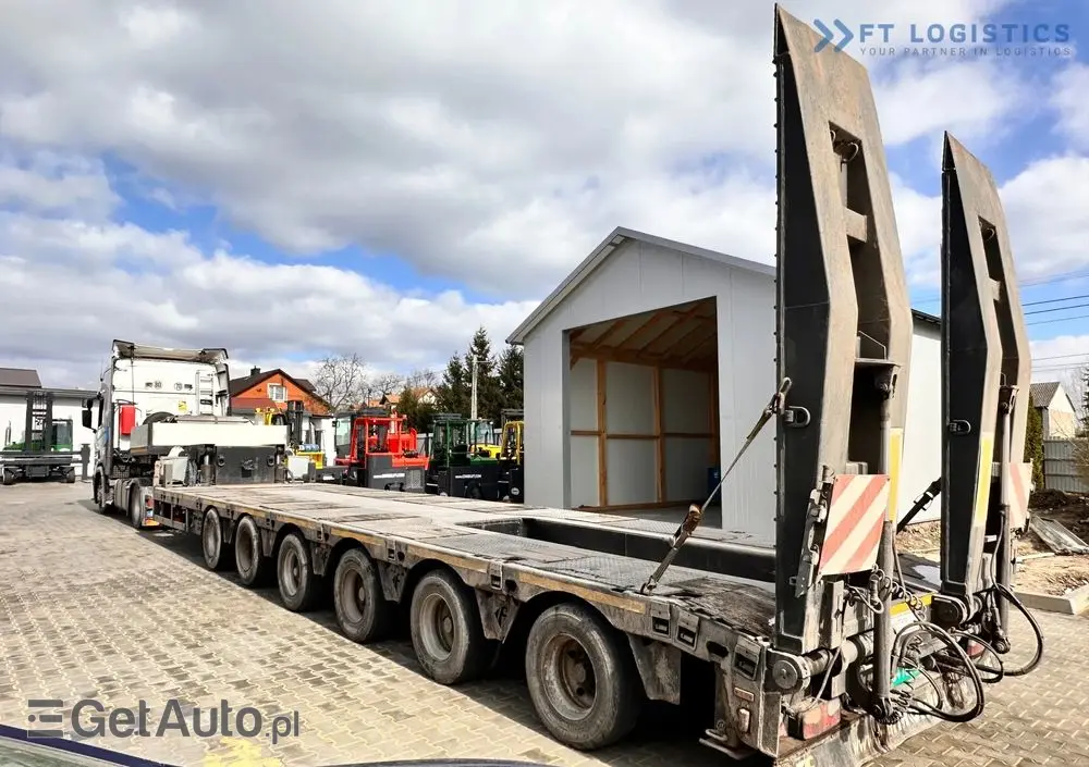 FAYMONVILLE FAYMONVILLE STZ-6WAU – 6 OSI – 92,2T DMC –  ROZCIĄG - 4 OSIE SKRĘTNE - HYDRAULICZNE NAJAZDY – ZAGŁĘBIENIE NA ŁYŻKĘ OD KOPARKI - STAN IDEALNY! 