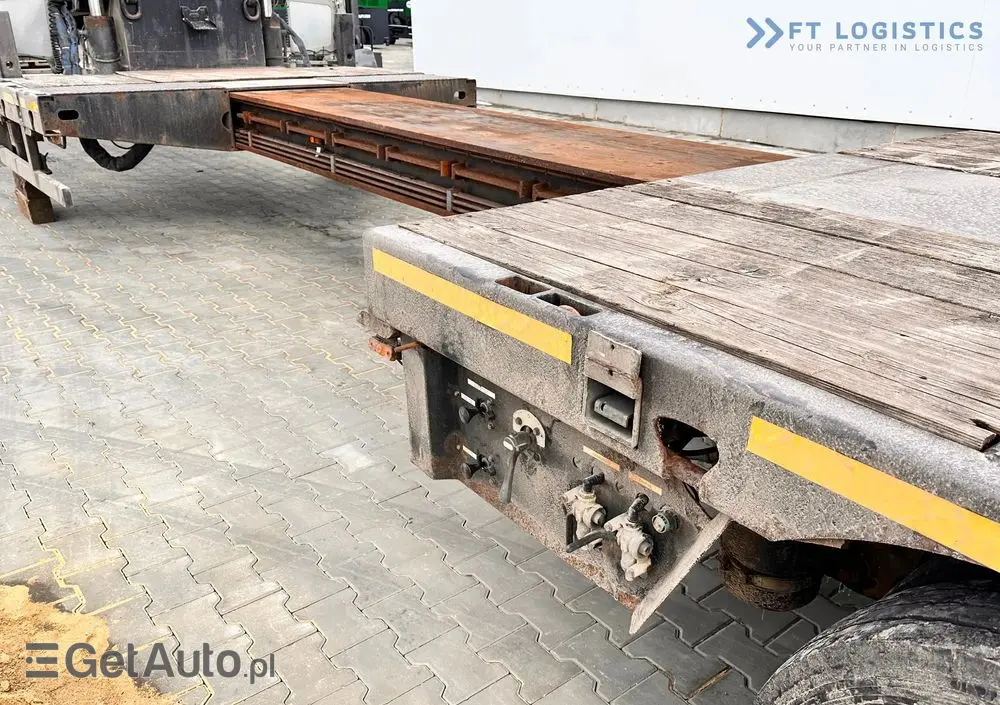 FAYMONVILLE FAYMONVILLE STZ-6WAU – 6 OSI – 92,2T DMC –  ROZCIĄG - 4 OSIE SKRĘTNE - HYDRAULICZNE NAJAZDY – ZAGŁĘBIENIE NA ŁYŻKĘ OD KOPARKI - STAN IDEALNY! 