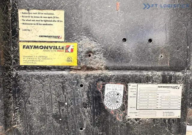 FAYMONVILLE FAYMONVILLE STZ-6WAU – 6 OSI – 92,2T DMC –  ROZCIĄG - 4 OSIE SKRĘTNE - HYDRAULICZNE NAJAZDY – ZAGŁĘBIENIE NA ŁYŻKĘ OD KOPARKI - STAN IDEALNY! 