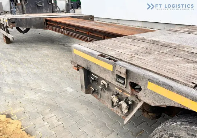 FAYMONVILLE FAYMONVILLE STZ-6WAU – 6 OSI – 92,2T DMC –  ROZCIĄG - 4 OSIE SKRĘTNE - HYDRAULICZNE NAJAZDY – ZAGŁĘBIENIE NA ŁYŻKĘ OD KOPARKI - STAN IDEALNY! 