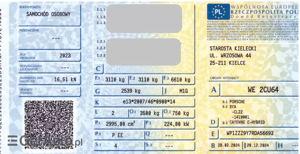 PORSCHE Cayenne E-Hybrid Turbo S Tiptronic S