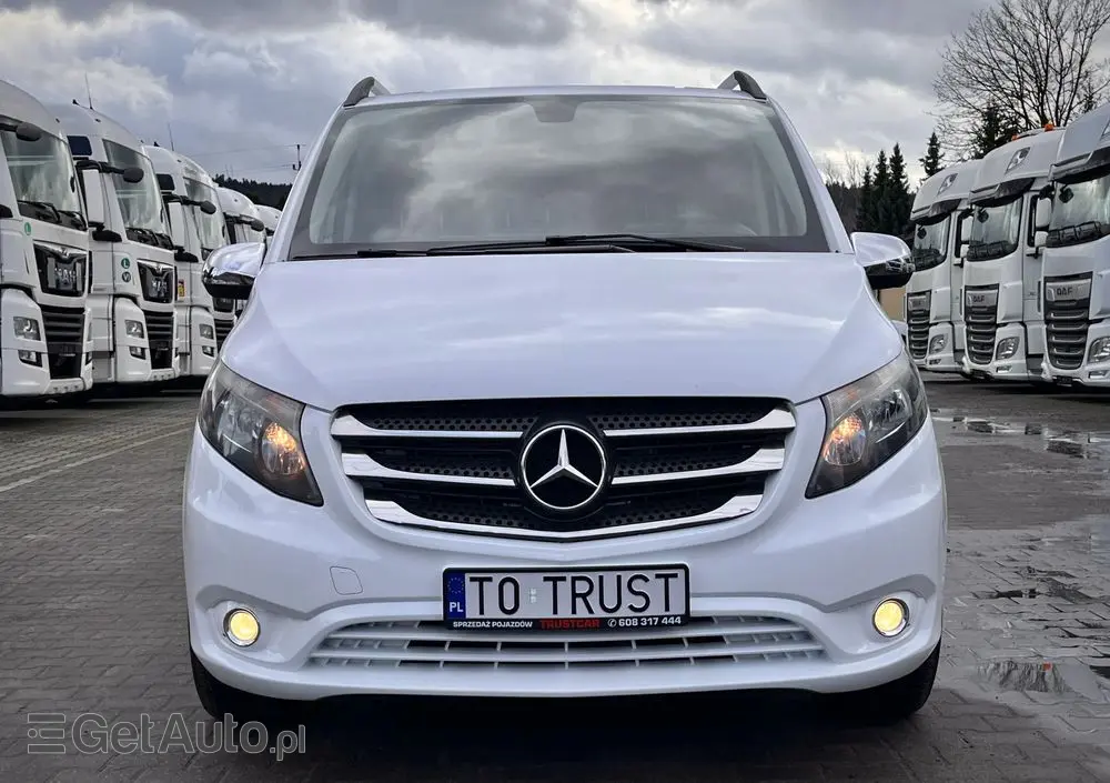 MERCEDES-BENZ VITO LONG 4X4 / 2.2 163KM / AUTOMAT / SALON POLSKA / BEZWYPADKOWY / OSTATNI WYPUST / BOGATA WERSJA 