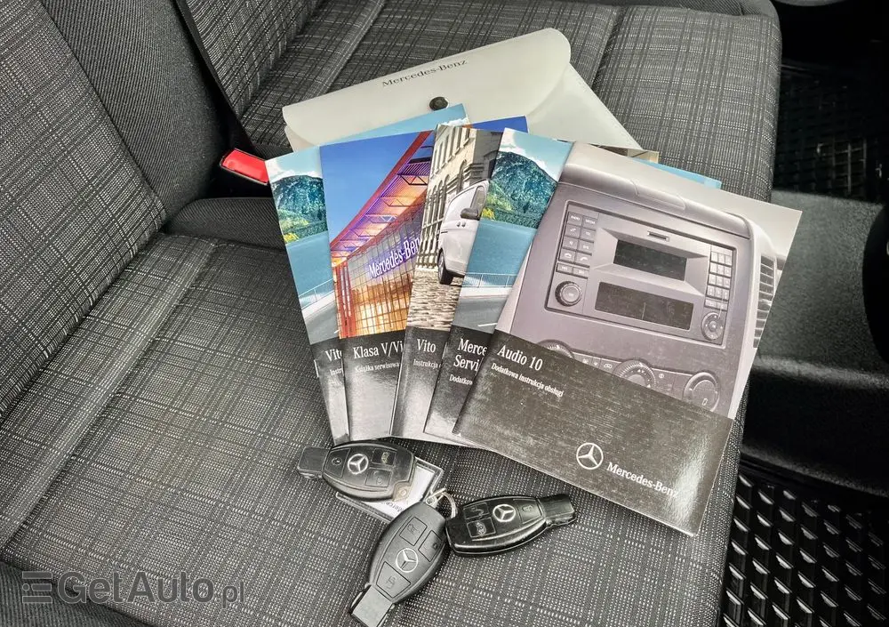 MERCEDES-BENZ VITO LONG 4X4 / 2.2 163KM / AUTOMAT / SALON POLSKA / BEZWYPADKOWY / OSTATNI WYPUST / BOGATA WERSJA 