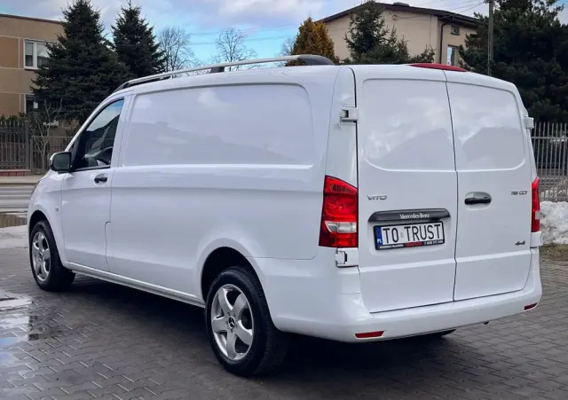 MERCEDES-BENZ VITO LONG 4X4 / 2.2 163KM / AUTOMAT / SALON POLSKA / BEZWYPADKOWY / OSTATNI WYPUST / BOGATA WERSJA 