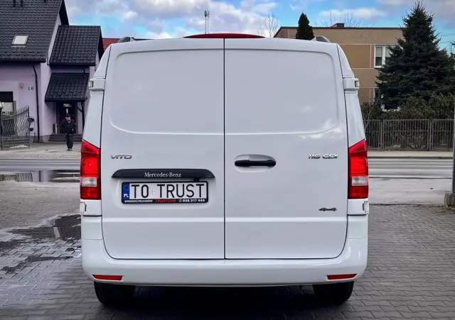 MERCEDES-BENZ VITO LONG 4X4 / 2.2 163KM / AUTOMAT / SALON POLSKA / BEZWYPADKOWY / OSTATNI WYPUST / BOGATA WERSJA 