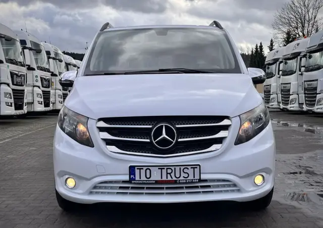 MERCEDES-BENZ VITO LONG 4X4 / 2.2 163KM / AUTOMAT / SALON POLSKA / BEZWYPADKOWY / OSTATNI WYPUST / BOGATA WERSJA 