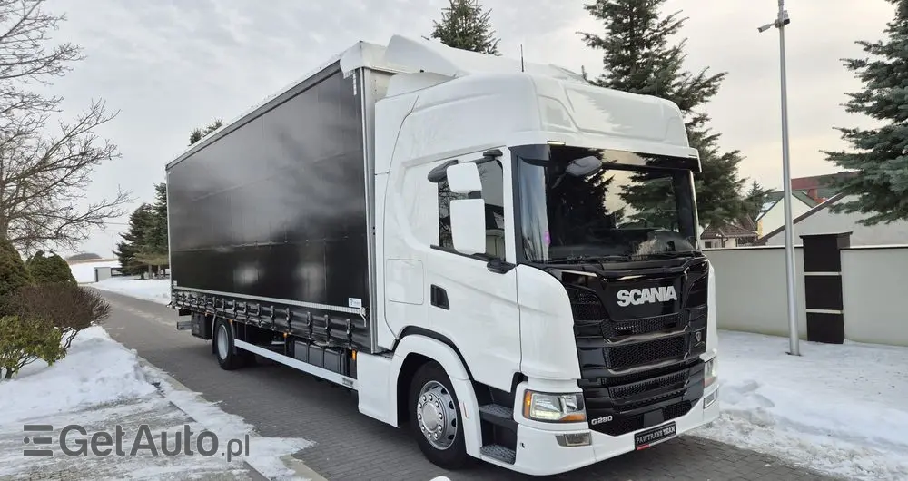 SCANIA SCANIA///G280///2020///EURO6/// 18000 KG///9 METRÓW///22 EUROPALETY///FIRANKA///DACH PODNOSZONY///WAGA///NOWE  OPONY///STAN BARDZO DOBRY 