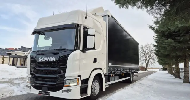 SCANIA SCANIA///G280///2020///EURO6/// 18000 KG///9 METRÓW///22 EUROPALETY///FIRANKA///DACH PODNOSZONY///WAGA///NOWE  OPONY///STAN BARDZO DOBRY 