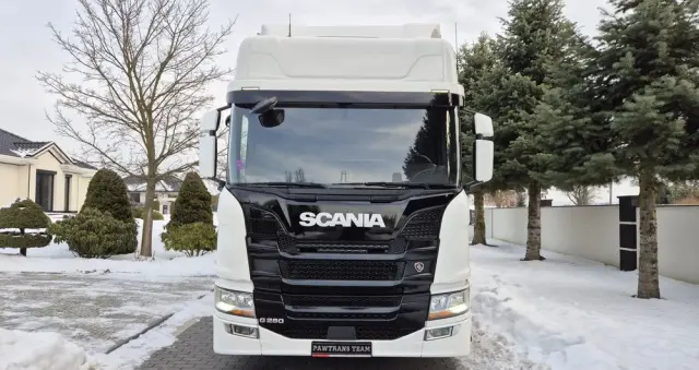 SCANIA SCANIA///G280///2020///EURO6/// 18000 KG///9 METRÓW///22 EUROPALETY///FIRANKA///DACH PODNOSZONY///WAGA///NOWE  OPONY///STAN BARDZO DOBRY 