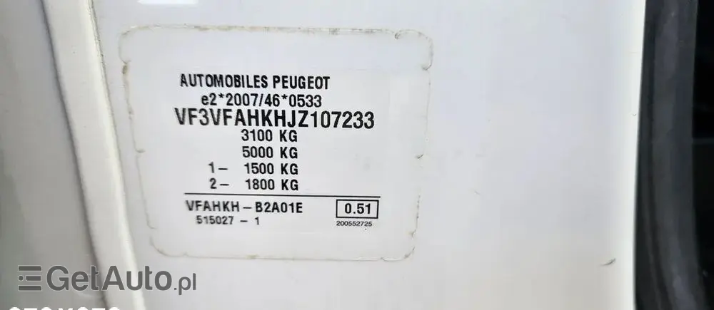 PEUGEOT EXPERT / WERSJA LONG / 2.0 HDI 