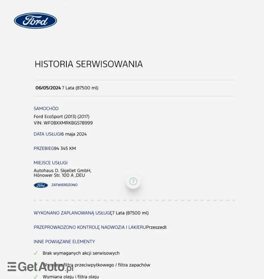 FORD EcoSport 1.0 EcoBoost S