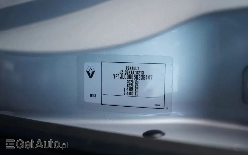 RENAULT TRAFIC 125 DCI  / BUS / 9 MIEJSC / 2017 ROK / POLSKI SALON / SERWISOWANY 