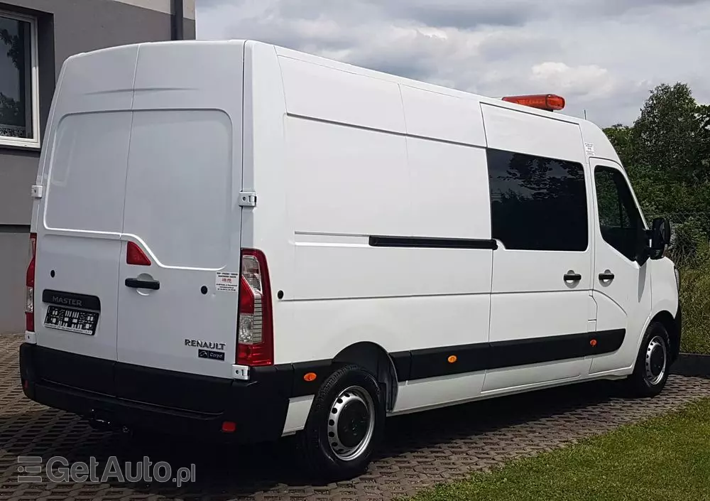 RENAULT MASTER 7 OSÓB L3H2 BRYGADÓWKA DŁUGI WYSOKI KLIMA 2,3 DCI 150 KM MANUAL KRAJOWY 