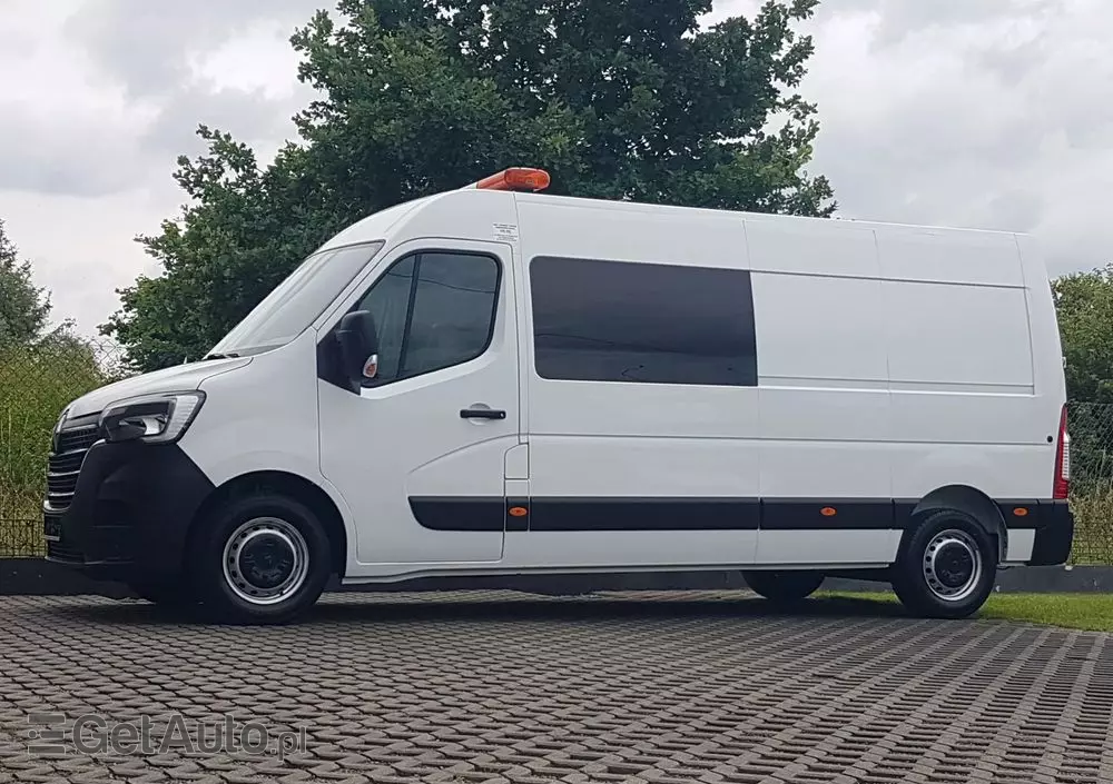 RENAULT MASTER 7 OSÓB L3H2 BRYGADÓWKA DŁUGI WYSOKI KLIMA 2,3 DCI 150 KM MANUAL KRAJOWY 