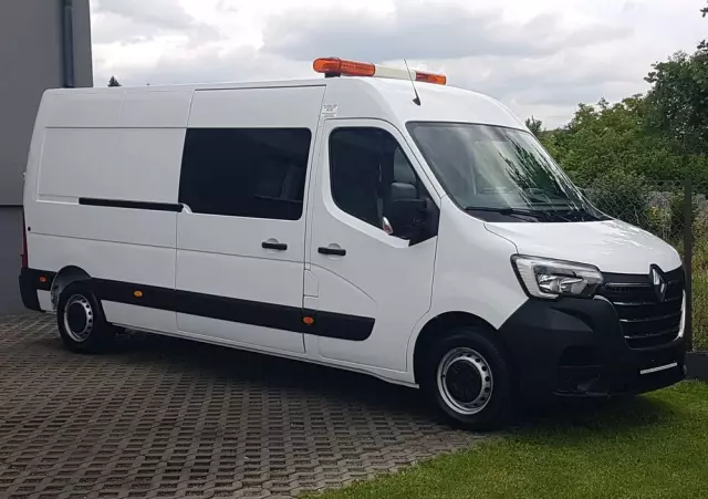 RENAULT MASTER 7 OSÓB L3H2 BRYGADÓWKA DŁUGI WYSOKI KLIMA 2,3 DCI 150 KM MANUAL KRAJOWY 