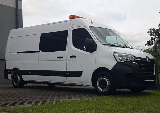 RENAULT MASTER 7 OSÓB L3H2 BRYGADÓWKA DŁUGI WYSOKI KLIMA 2,3 DCI 150 KM MANUAL KRAJOWY 