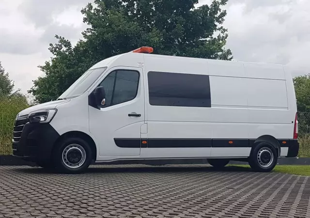 RENAULT MASTER 7 OSÓB L3H2 BRYGADÓWKA DŁUGI WYSOKI KLIMA 2,3 DCI 150 KM MANUAL KRAJOWY 