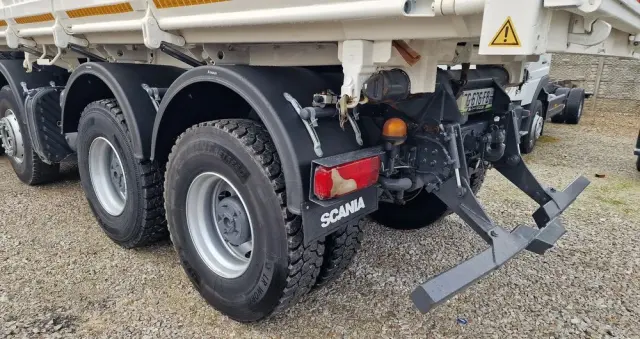 SCANIA P420 8x4 Hydroburta , Meller kiper , Manual 