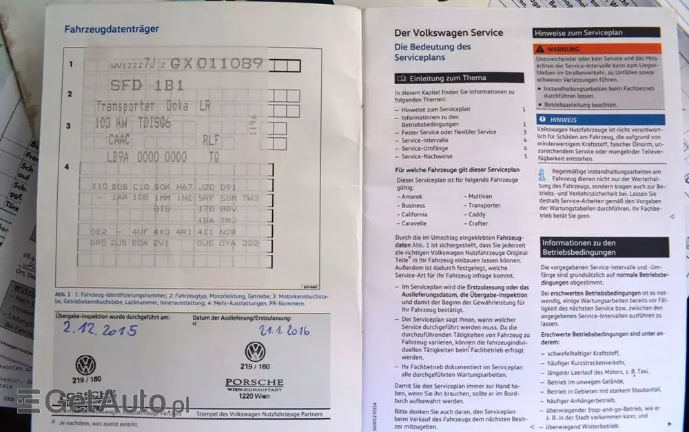 VOLKSWAGEN TRANSPORTER T6 DOKA 