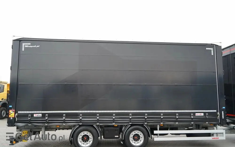 VOLVO FH 500 / XXL / ZESTAW TANDEM PRZEJAZDOWY 120 M3 / 2024 / I-PARK COOL / ZAWIESIE DOKI DO WÓZKA / OŚ PODNOSZONA / ALUFELGI / PRZYCZEPA WECON / PO KONTRAKCIE SERWISOWYM 