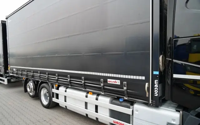 VOLVO FH 500 / XXL / ZESTAW TANDEM PRZEJAZDOWY 120 M3 / 2024 / I-PARK COOL / ZAWIESIE DOKI DO WÓZKA / OŚ PODNOSZONA / ALUFELGI / PRZYCZEPA WECON / PO KONTRAKCIE SERWISOWYM 