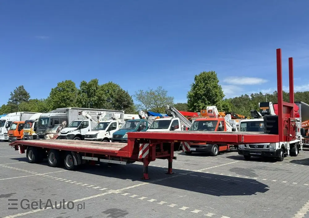 BLUMHARDT Niskopodwozie SAL 40.24 3-Osie BPW Tylna Skrętna 