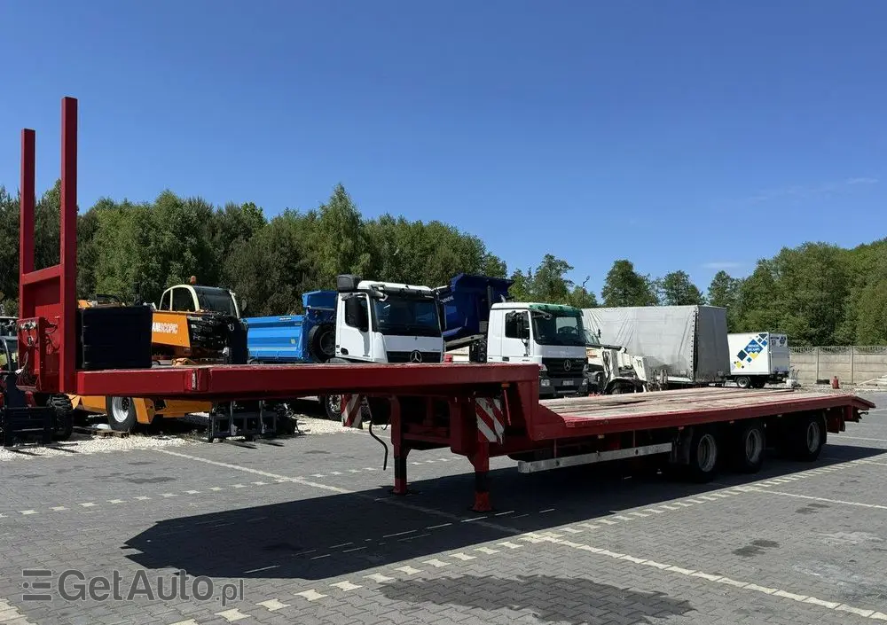 BLUMHARDT Niskopodwozie SAL 40.24 3-Osie BPW Tylna Skrętna 