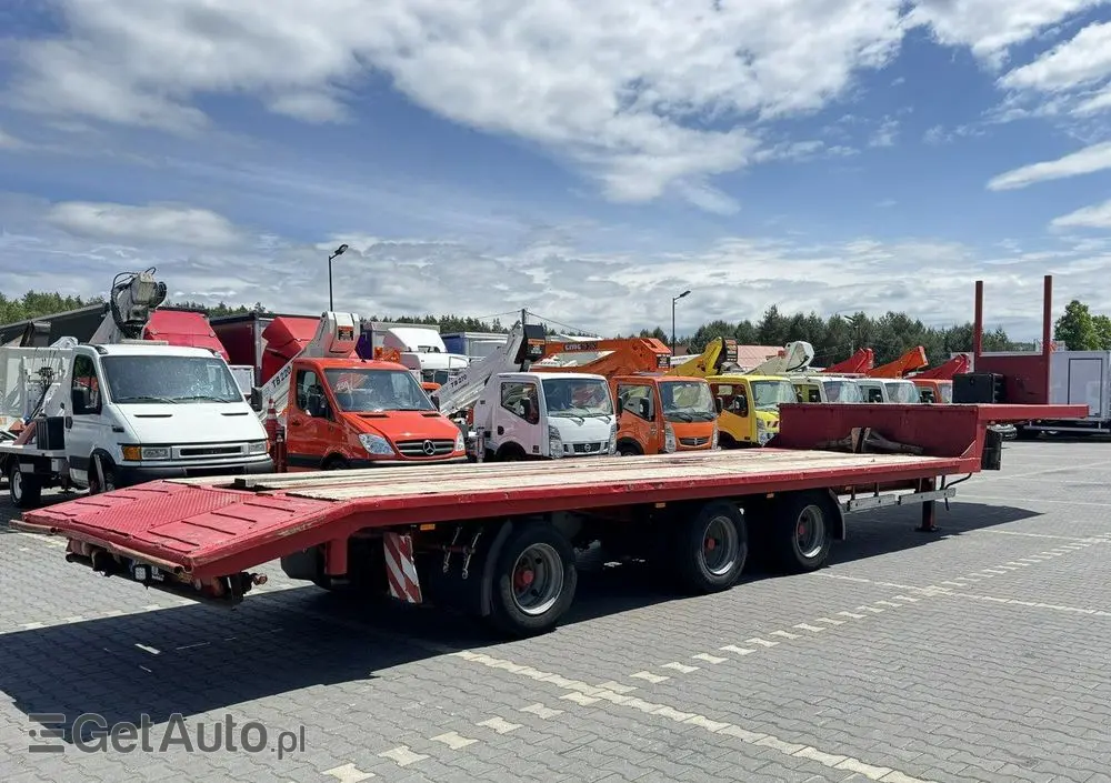 BLUMHARDT Niskopodwozie SAL 40.24 3-Osie BPW Tylna Skrętna 