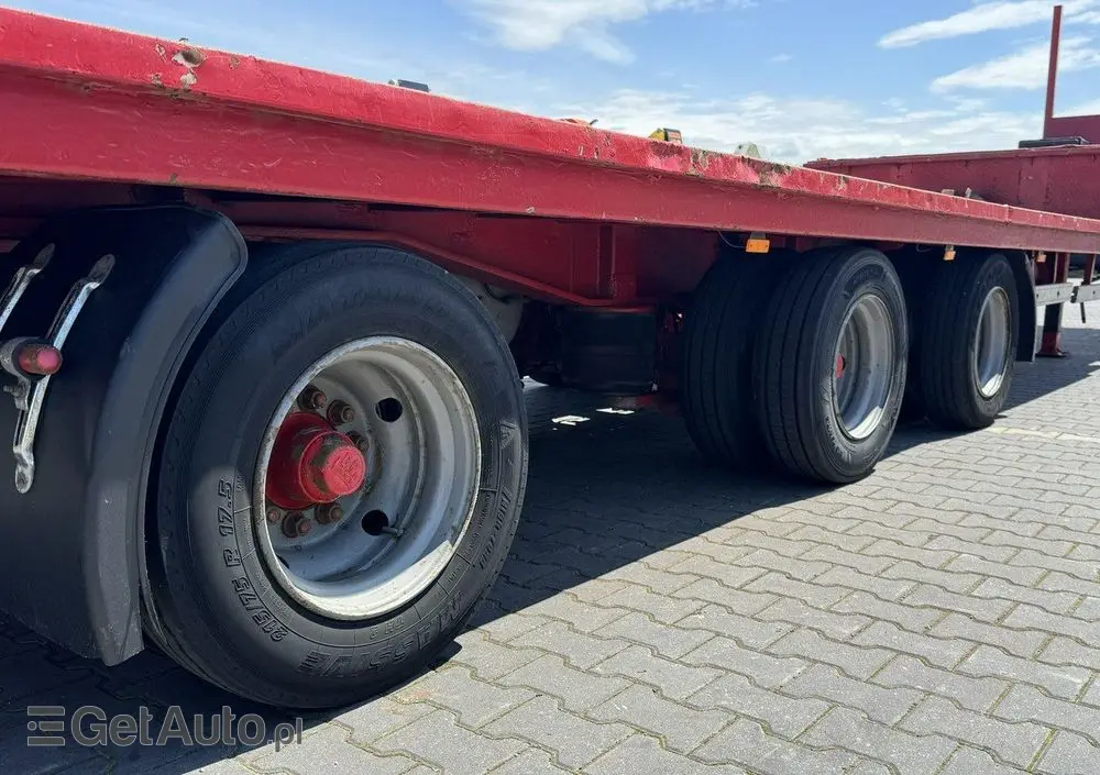 BLUMHARDT Niskopodwozie SAL 40.24 3-Osie BPW Tylna Skrętna 