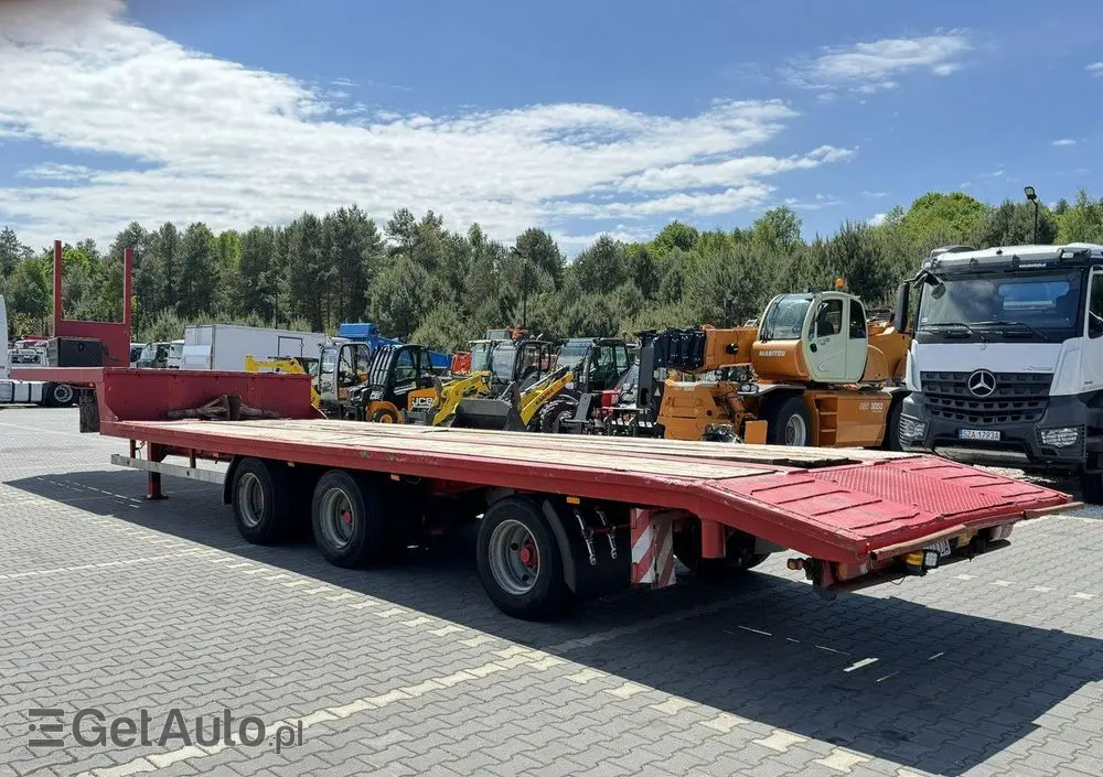 BLUMHARDT Niskopodwozie SAL 40.24 3-Osie BPW Tylna Skrętna 