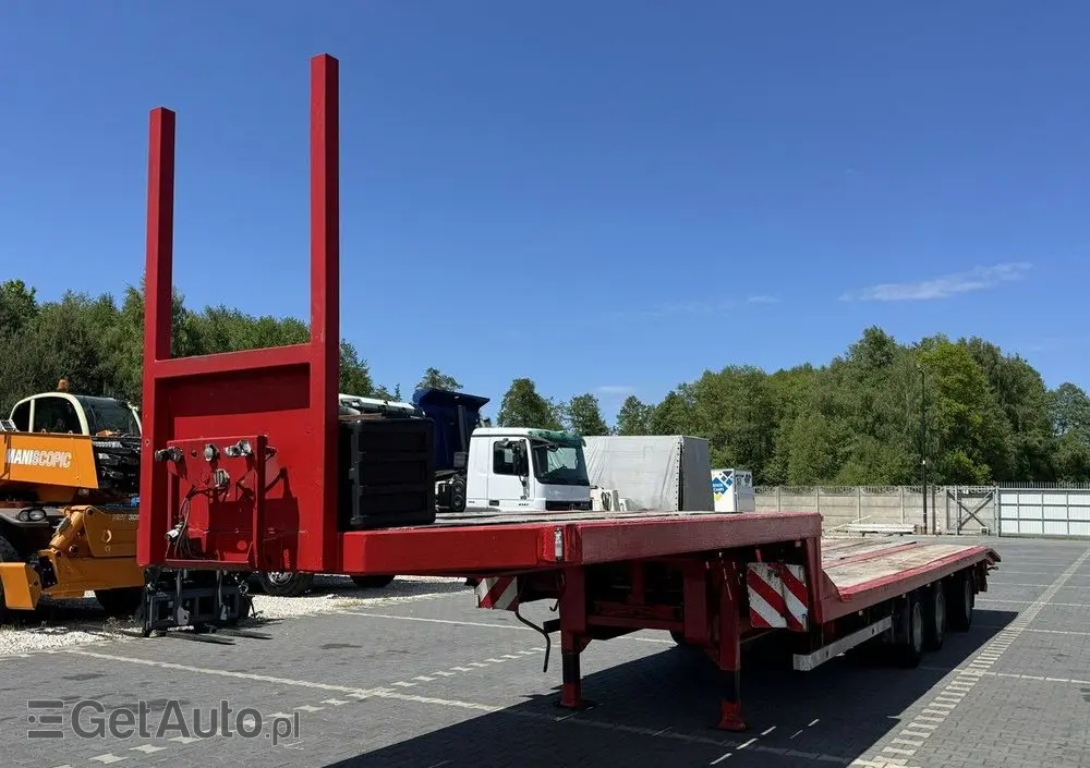 BLUMHARDT Niskopodwozie SAL 40.24 3-Osie BPW Tylna Skrętna 